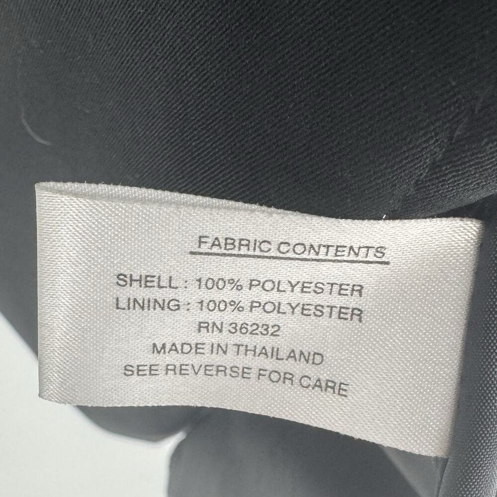 Petite Classic Long Black Trench Coat Women 10 Gallery Minimal Capsule Wardrobe - Picture 6 of 6